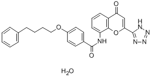 8-[4(4-phenylbutoxy)benzoyl]amino-2-(5-tetrazolyl)-4-oxo-4H-1-benzopyran CAS#: 150821-03-7