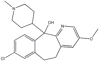 8-Chloro-3-methoxy-11-(1-methyl-4-piperidinyl)-6,11-dihydro-5H-benzo[5,6]-cyclohepta[1,2-b]pyridin-11-ol CAS#: 165739-71-9