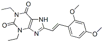 8-[(E)-2-(2,4-dimethoxyphenyl)ethenyl]-1,3-diethyl-7H-purine-2,6-dione CAS#: 155271-02-6