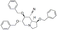 8-Indolizinecarbonitrile, octahydro-1,6,7-tris(phenylmethoxy)-, 1S-(1.alpha.,6.beta.,7.alpha.,8.beta.,8a.beta.)- CAS#: 171925-36-3