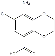 8-aMino-7-chloro-2,3-dihydrobenzo[b][1,4]dioxine-5-carboxylic acid CAS#: 148703-26-8