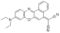 [9-(DIETHYLAMINO)-5H-BENZO[A]PHENOXAZIN-5-YLIDENE]MALONONITRILE CAS#: 155262-39-8