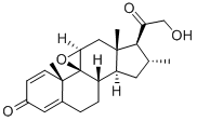 (9b,11b,16a)-9,11-Epoxy-21-hydroxy-16-methylpregna-1,4-diene-3,20-dione CAS#: 151265-33-7