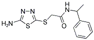 ACETAMIDE, 2-[(5-AMINO-1,3,4-THIADIAZOL-2-YL)THIO]-N-(1-PHENYLETHYL)- CAS#: 329921-13-3