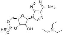 ADENOSINE 3',5'-CYCLIC MONOPHOSPHOROTHIOATE, RP-ISOMER, TRIETHYLAMMONIUM SALT CAS#: 151837-09-1