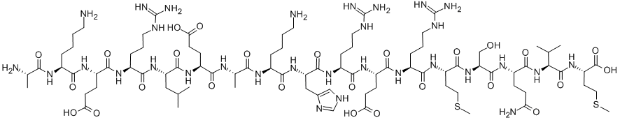 ALA-LYS-GLU-ARG-LEU-GLU-ALA-LYS-HIS-ARG-GLU-ARG-MET-SER-GLN-VAL-MET CAS#: 148914-01-6