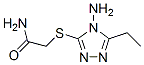 Acetamide, 2-[(4-amino-5-ethyl-4H-1,2,4-triazol-3-yl)thio]- (9CI) CAS#: 331837-71-9