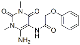 Acetamide, N-(6-amino-1,2,3,4-tetrahydro-1,3-dimethyl-2,4-dioxo-5-pyrimidinyl)-2-phenoxy- CAS#: 166115-79-3