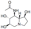 Acetamide, N-(octahydro-1,6,7-trihydroxy-8-indolizinyl)-, 1S-(1.alpha.,6.beta.,7.alpha.,8.beta.,8a.beta.)- CAS#: 171925-29-4
