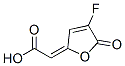 Acetic acid, (4-fluoro-5-oxo-2(5H)-furanylidene)- (9CI) CAS#: 161985-55-3