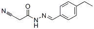 Acetic acid, cyano-, [(4-ethylphenyl)methylene]hydrazide (9CI) CAS#: 394666-10-5