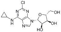 Adenosine, 2-chloro-N-cyclopropyl- CAS#: 149007-83-0