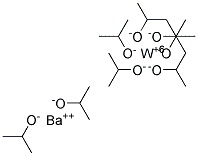 BARIUM TUNGSTEN ISOPROPOXIDE 10% W/V IN ISOPROPANOL CAS#: 333971-25-8
