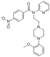 BENZAMIDE, N-[2-[4-(2-METHOXYPHENYL)-1-PIPERAZINYL]ETHYL]-4-NITRO-N-2-PYRIDINYL CAS#: 155204-27-6