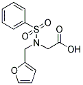(BENZENESULFONYL-FURAN-2-YLMETHYL-AMINO)-ACETIC ACID CAS#: 337494-85-6
