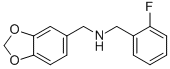 BENZO[1,3]DIOXOL-5-YLMETHYL-(2-FLUORO-BENZYL)-AMINE CAS#: 355815-61-1
