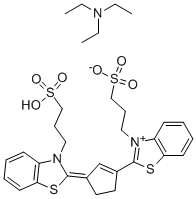 BENZOTHIAZOLIUM, 3-(3-SULFOPROPYL)-2-[3-[3-(3-SULFOPROPYL)-2(3H)-BENZOTHIAZOLYLIDENE]-1-CYCLOPENTEN-1-YL]-, INNER SALT, N,N-DIETHYLETHANAMINE (1:1) CAS#: 351524-09-9