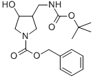 BENZYL 3-((TERT-BUTOXYCARBONYLAMINO)METHYL)-4-HYDROXYPYRROLIDINE-1-CARBOXYLATE CAS#: 169750-71-4