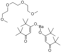 BIS(2,2,6,6-TETRAMETHYL-3,5-HEPTANEDIONATO)BARIUM TRIGLYME ADDUCT CAS#: 149160-45-2