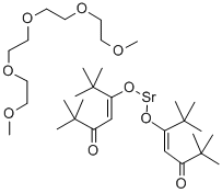 BIS(2,2,6,6-TETRAMETHYL-3,5-HEPTANEDIONATO)STRONTIUM TETRAGLYME ADDUCT CAS#: 150939-76-7