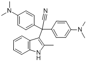 BIS(4-N,N-DIMETHYL AMINOPHENYL)-(2-METHYL INDOL-3-YL)ACETONITRILE CAS#: 334756-74-0