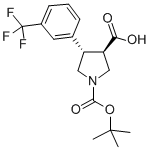 BOC-(TRANS)-4-(3-TRIFLUOROMETHYL-PHENYL)-PYRROLIDINE-3-CARBOXYLIC ACID CAS#: 169248-97-9