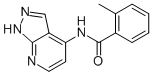 Benzamide, 2-methyl-N-1H-pyrazolo[3,4-b]pyridin-4-yl- (9CI) CAS#: 370588-90-2