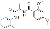 Benzamide, 2,4-dimethoxy-N-[1-methyl-2-[(2-methylphenyl)amino]-2-oxoethyl]- (9CI) CAS#: 334944-38-6