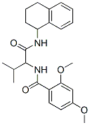Benzamide, 2,4-dimethoxy-N-[2-methyl-1-[[(1,2,3,4-tetrahydro-1-naphthalenyl)amino]carbonyl]propyl]- (9CI) CAS#: 335034-66-7