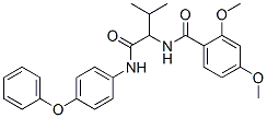 Benzamide, 2,4-dimethoxy-N-[2-methyl-1-[[(4-phenoxyphenyl)amino]carbonyl]propyl]- (9CI) CAS#: 336165-69-6