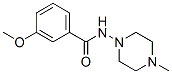 Benzamide, 3-methoxy-N-(4-methyl-1-piperazinyl)- (9CI) CAS#: 353786-95-5