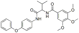 Benzamide, 3,4,5-trimethoxy-N-[2-methyl-1-[[(4-phenoxyphenyl)amino]carbonyl]propyl]- (9CI) CAS#: 336165-66-3