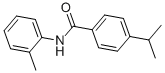 Benzamide, 4-(1-methylethyl)-N-(2-methylphenyl)- (9CI) CAS#: 353782-15-7