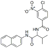 Benzamide, 4-chloro-N-[2-methyl-1-[(2-naphthalenylamino)carbonyl]propyl]-3-nitro- (9CI) CAS#: 336165-54-9