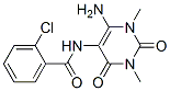 Benzamide, N-(6-amino-1,2,3,4-tetrahydro-1,3-dimethyl-2,4-dioxo-5-pyrimidinyl)-2-chloro- CAS#: 166115-73-7