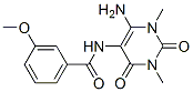 Benzamide,  N-(6-amino-1,2,3,4-tetrahydro-1,3-dimethyl-2,4-dioxo-5-pyrimidinyl)-3-methoxy- CAS#: 166115-68-0