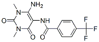 Benzamide,  N-(6-amino-1,2,3,4-tetrahydro-1,3-dimethyl-2,4-dioxo-5-pyrimidinyl)-4-(trifluoromethyl)- CAS#: 149981-35-1