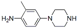 Benzenamine, 2-methyl-4-(1-piperazinyl)- (9CI) CAS#: 329943-78-4
