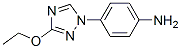 Benzenamine, 4-(3-ethoxy-1H-1,2,4-triazol-1-yl)- (9CI) CAS#: 158895-50-2
