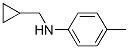Benzenamine, N-(cyclopropylmethyl)-4-methyl- (9CI) CAS#: 356539-35-0