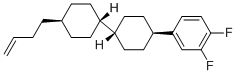 Benzene, 4-[4'-(3-butenyl)[1,1'-bicyclohexyl]-4-yl]-1,2-difluoro-, [trans(trans)]- CAS#: 155266-68-5