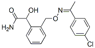 Benzeneacetamide,  2-[[[[1-(4-chlorophenyl)ethylidene]amino]oxy]methyl]--alpha--hydroxy- CAS#: 173664-15-8