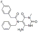 Benzeneacetamide, N-(4-amino-1,2,3,6-tetrahydro-1-methyl-2,6-dioxo-5-pyrimidinyl)-4-fluoro-N-(phenylmethyl)- CAS#: 167299-13-0