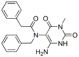 Benzeneacetamide, N-(4-amino-1,2,3,6-tetrahydro-1-methyl-2,6-dioxo-5-pyrimidinyl)-N-(phenylmethyl)- CAS#: 167299-12-9