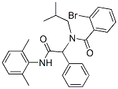 Benzeneacetamide, alpha-[(2-bromobenzoyl)(2-methylpropyl)amino]-N-(2,6-dimethylphenyl)- (9CI) CAS#: 359435-83-9