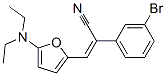 Benzeneacetonitrile,  3-bromo--alpha--[[5-(diethylamino)-2-furanyl]methylene]- CAS#: 367458-86-4