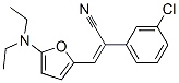 Benzeneacetonitrile,  3-chloro--alpha--[[5-(diethylamino)-2-furanyl]methylene]- CAS#: 366465-95-4