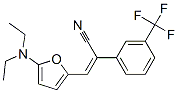 Benzeneacetonitrile,  -alpha--[[5-(diethylamino)-2-furanyl]methylene]-3-(trifluoromethyl)- CAS#: 366471-33-2