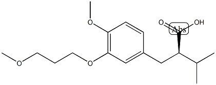 Benzenepropanoic acid, 4-methoxy-3-(3-methoxypropoxy)-a-(1-methylethyl)-, (aR)- CAS#: 172900-71-9