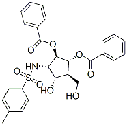 Benzenesulfonamide, N-2,3-bis(benzoyloxy)-5-hydroxy-4-(hydroxymethyl)cyclopentyl-4-methyl-, 1S-(1.alpha.,2.beta.,3.alpha.,4.beta.,5.alpha.)- CAS#: 165375-19-9